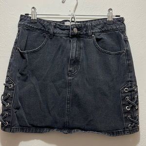 Pacsun Black Jean Skirt